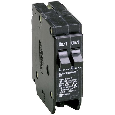 EATON CUTLER-HAMMER Circuit Breaker, BD Series 20A, 1 Pole, 120V AC BD2020